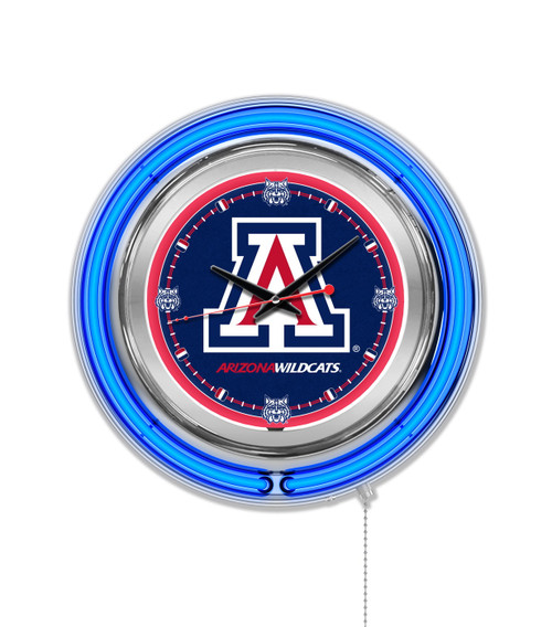 Arizona Wildcats Neon Clock