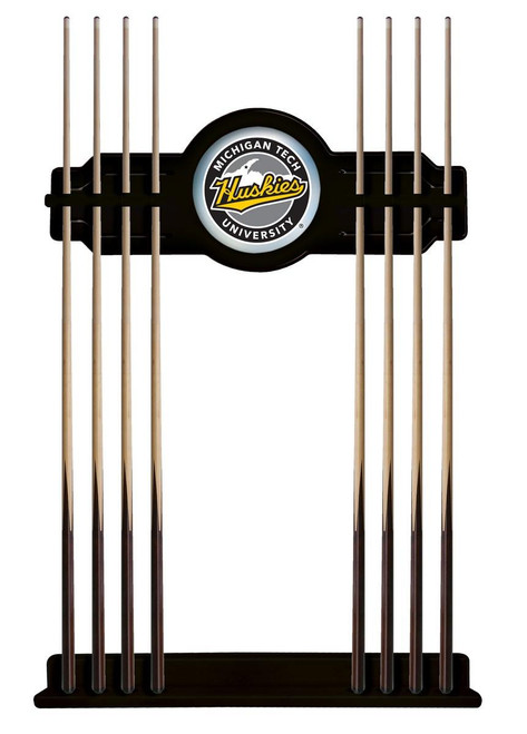 Michigan Tech Huskies Pool Cue Rack