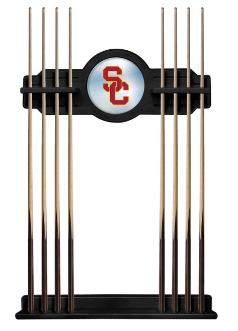 USC Trojans Pool Cue Rack