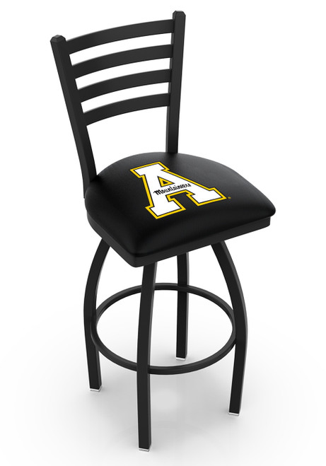 Appalachian State Mountaineers Swivel Bar Stool with Ladder Style Back