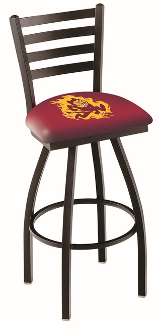 Arizona State Sun Devils Swivel Bar Stool with Ladder Style Back