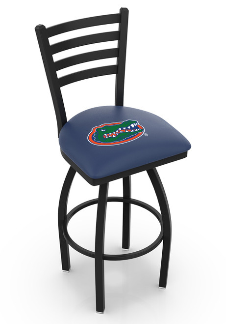 Florida Gators Swivel Bar Stool with Ladder Style Back