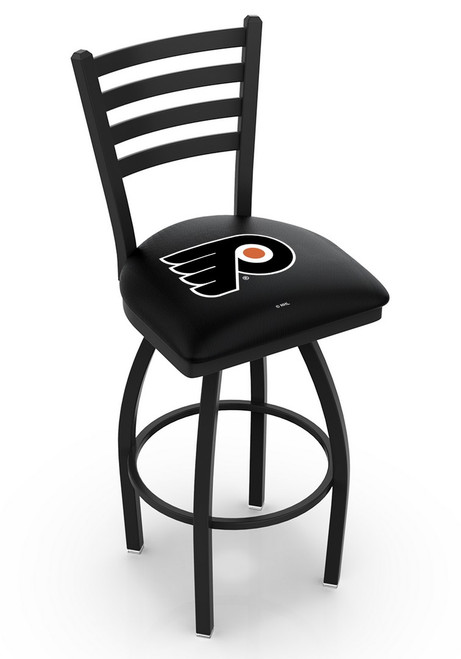 Philadelphia Flyers Swivel Bar Stool with Ladder Style Back