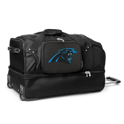 Carolina Panthers 27" Drop Bottom Wheeled Duffle Bag