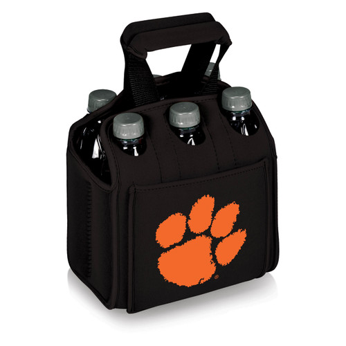 Clemson Tigers Black Six Pack Cooler Tote