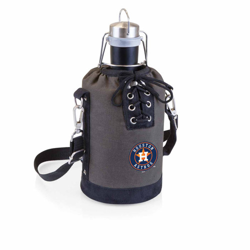 Houston Astros Insulated Growler Tote with 64 oz. Stainless Steel Growler