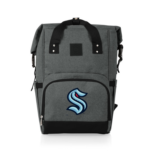 Seattle Kraken On The Go Roll-Top Cooler Backpack