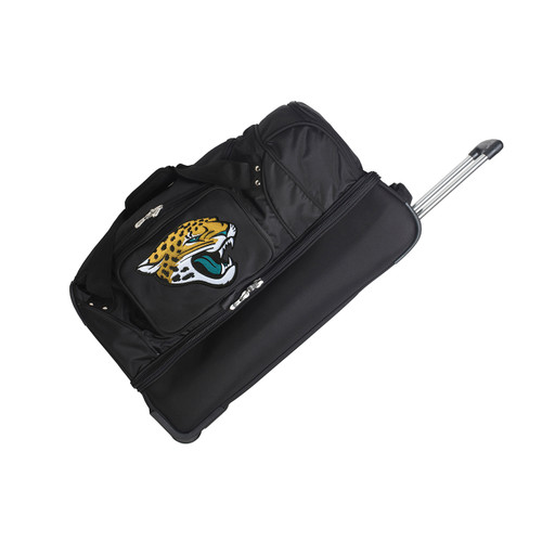 Jacksonville Jaguars 27" Drop Bottom Wheeled Duffle Bag