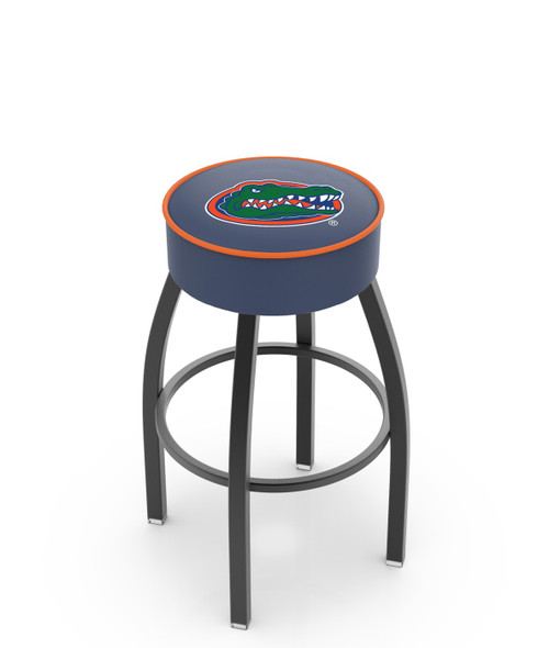 Florida Gators Black Base Swivel Bar Stool