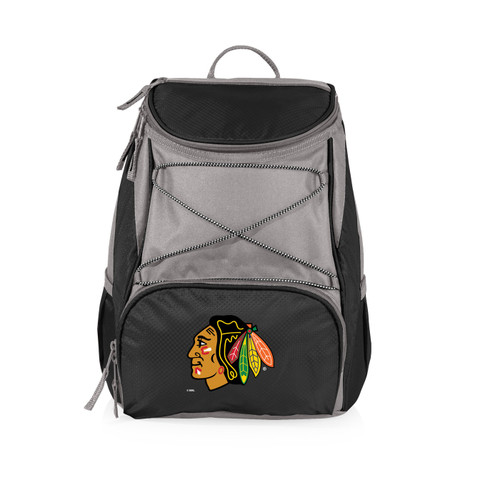 Chicago Blackhawks Black PTX Backpack Cooler