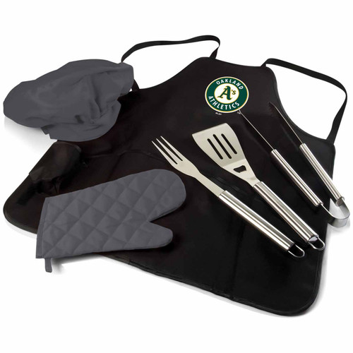 Oakland Athletics BBQ Apron Tote Set