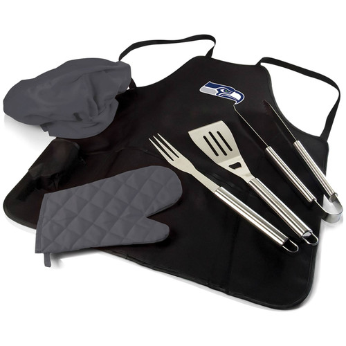 Seattle Seahawks BBQ Apron Tote Set