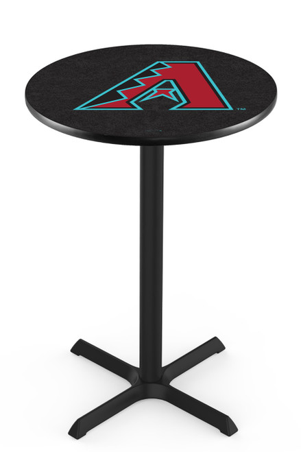 Arizona Diamondbacks Pub Table with Black Cross Base
