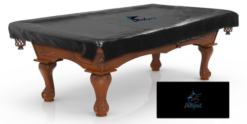 Miami Marlins Logo Pool Table Cover