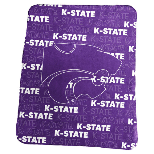 Kansas State Wildcats Logo Classic Fleece Blanket