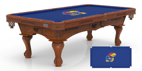 Kansas Jayhawks Pool Table