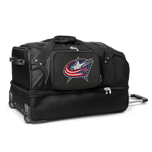 Columbus Blue Jackets 27" Drop Bottom Wheeled Duffle Bag