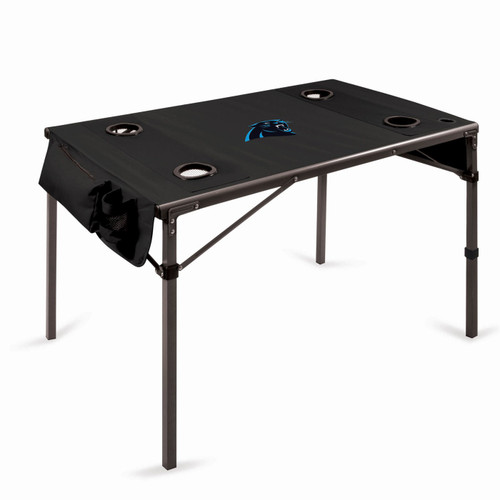 Carolina Panthers Black Travel Table
