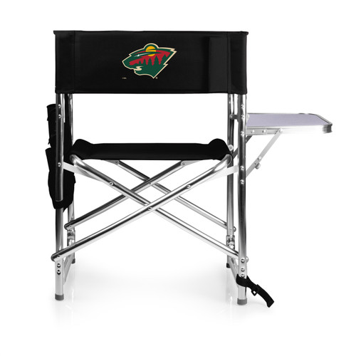 Minnesota Wild Black Sports Folding Chair