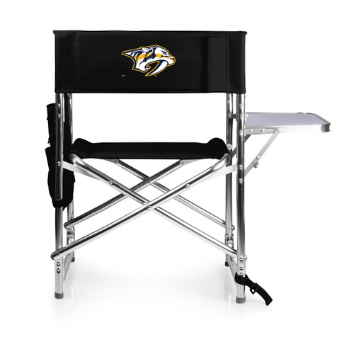 Nashville Predators Black Sports Folding Chair
