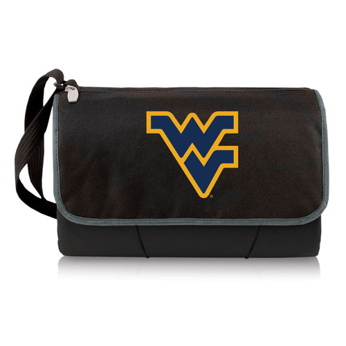 West Virginia Mountaineers Black Blanket Tote
