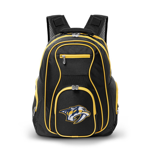 NHL Nashville Predators Colored Trim Premium Laptop Backpack