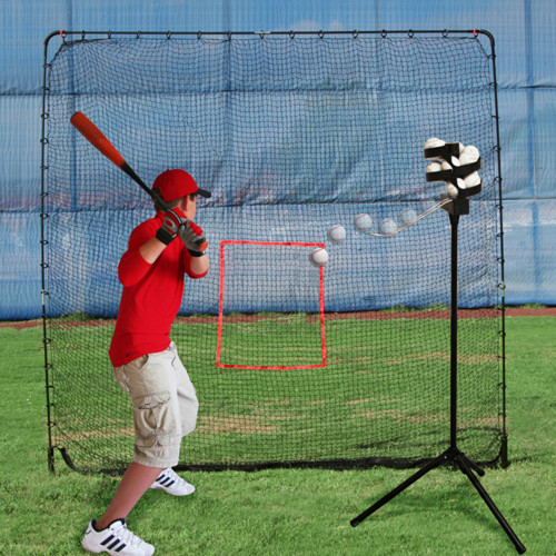 Heater King Kong Baseball Net and Scorpion Soft Toss Pitching Machine