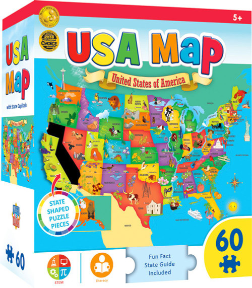 Explorer Kids USA Map 60 Piece Puzzle