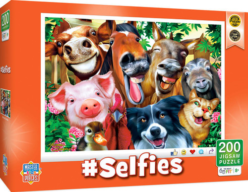 Selfies Barnyard Besties 200 Piece Puzzle