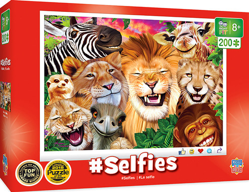 Selfies Safari Sillies 200 Piece Puzzle