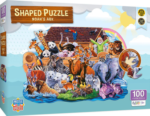 Noah's Ark 100 Piece Shaped Puzzle