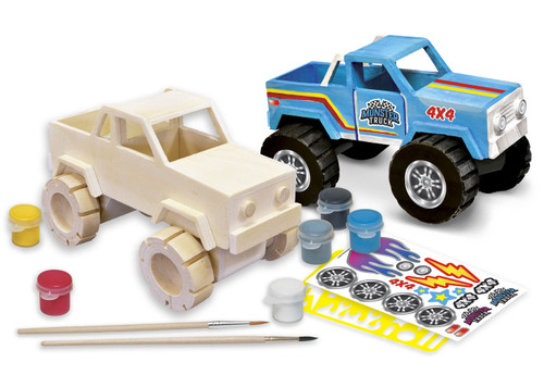 Monster Truck Wood Paint Kit