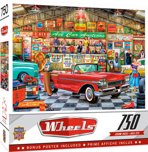 Wheels The Auctioneer 750 Piece Puzzle