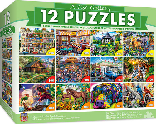 Artist Gallery Bundle 12-Pack Puzzles