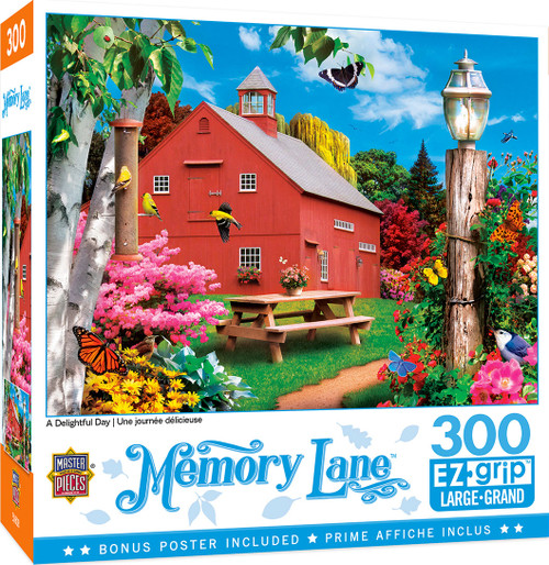 Memory Lane A Delightful Day 300 Piece EZ Grip Puzzle