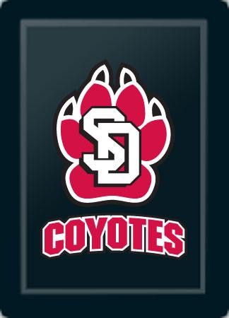 South Dakota Coyotes XZipit Furniture Panel with Paw Logo