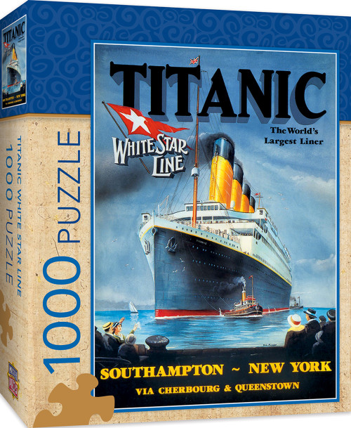 Titanic White Star Line 1000 Piece Puzzle