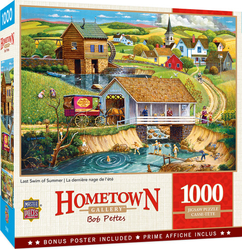 Hometown Gallery Last Swim of Summer 1000 Piece Puzzle
