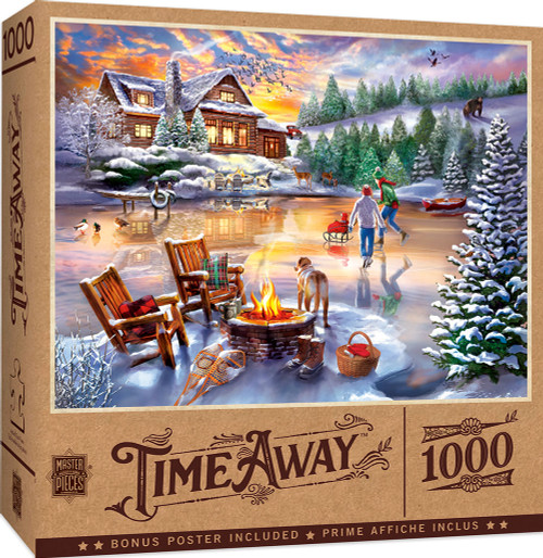 Time Away An Evening Skate 1000 Piece Puzzle