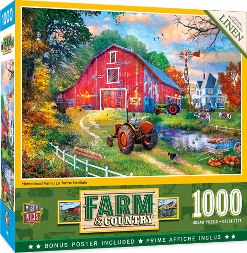 Farm & Country Homestead Farm 1000 Piece Puzzle