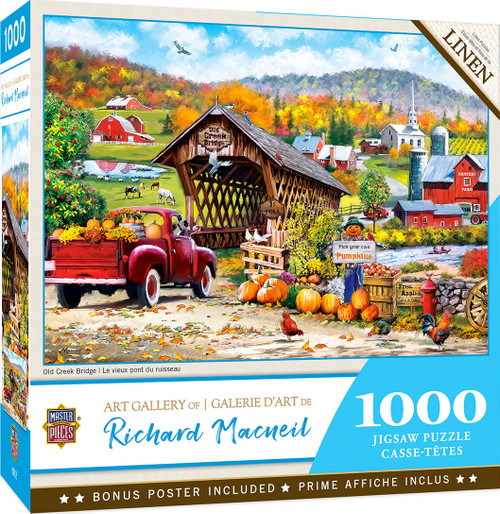 Art Gallery Old Creek Bridge 1000 Piece Puzzle