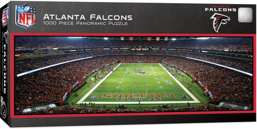 Atlanta Falcons 1000pc Panoramic Puzzle - GeorgiaDome