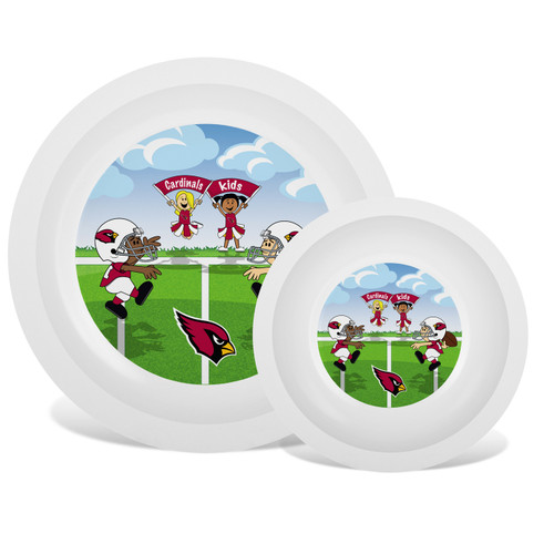 Arizona Cardinals Children's Plate & Bowl Set