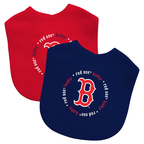 Boston Red Sox 2 Pack Baby Bibs