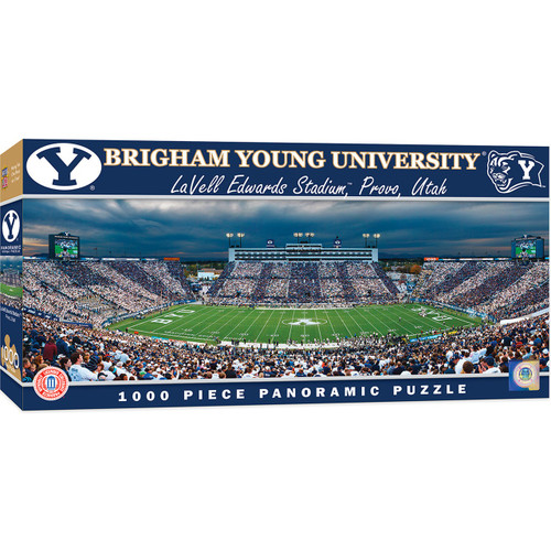 BYU Cougars 1000 Piece Panoramic Puzzle