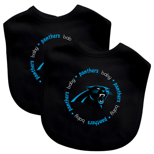 Carolina Panthers 2-Pack Baby Bibs