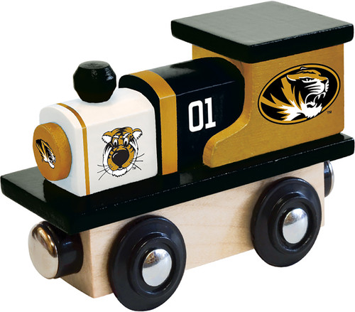 Missouri Tigers Wood Toy Train