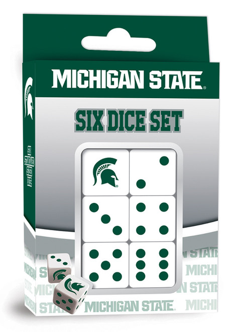 Michigan State Spartans Dice Set