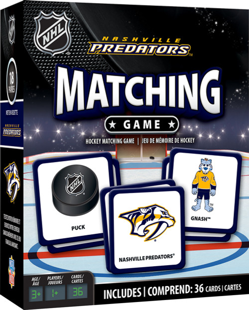 Nashville Predators Matching Game