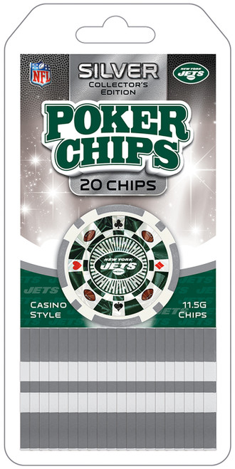 New York Jets 20 Piece Poker Chips
